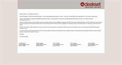 Desktop Screenshot of deskset.net