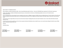 Tablet Screenshot of deskset.net